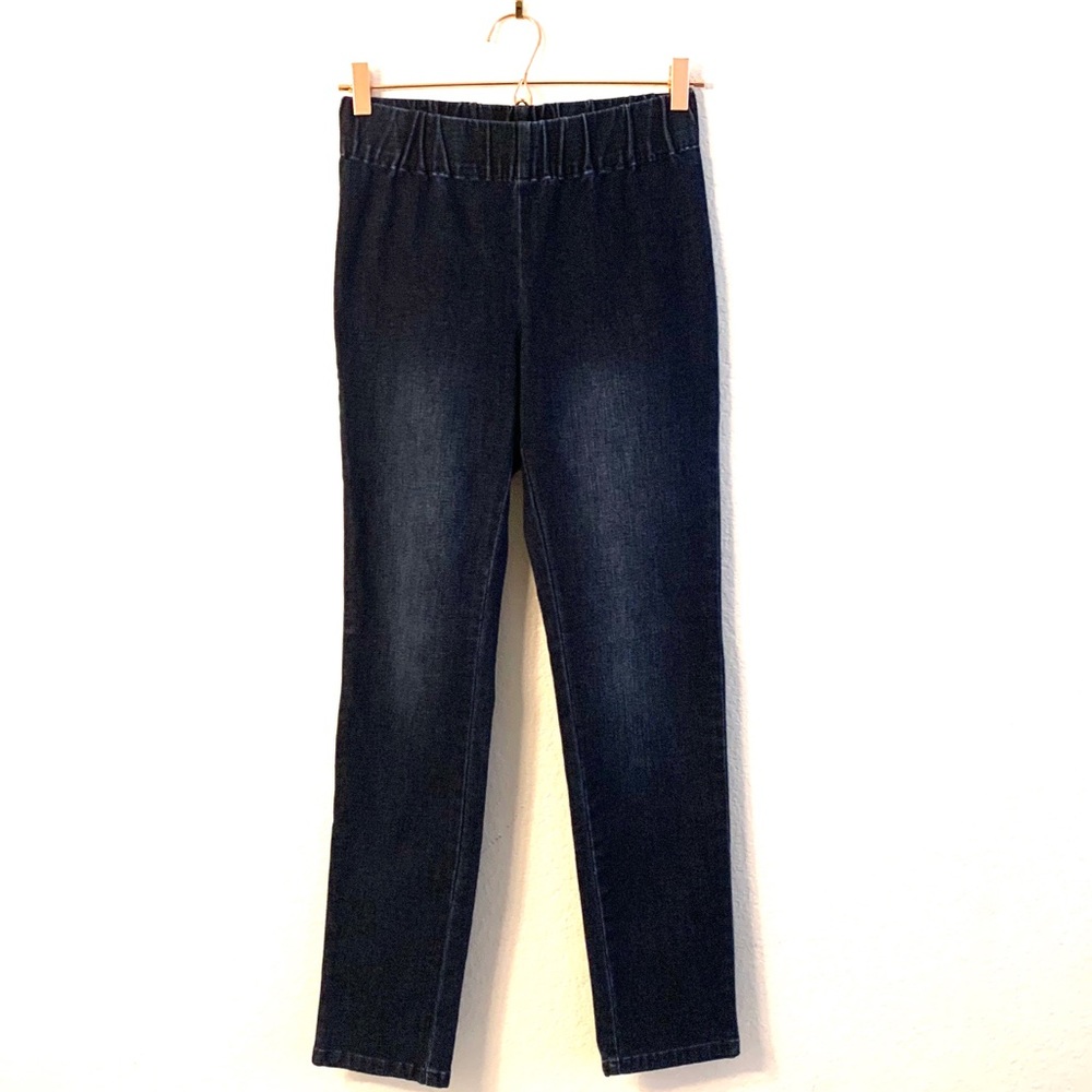 Soft Surroundings Pull-On Elastic Waist Jeans